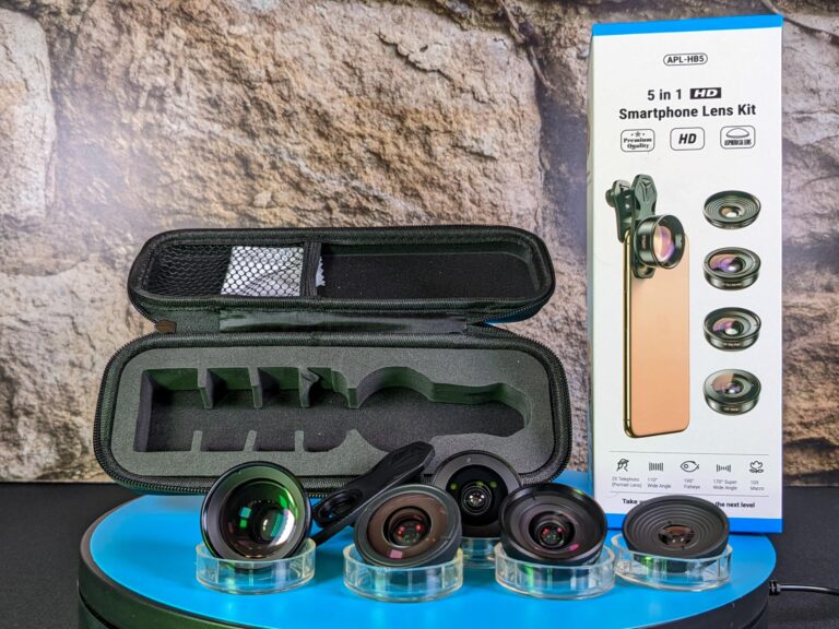 Apexel 5-in-1 Kameraobjektiv-Set