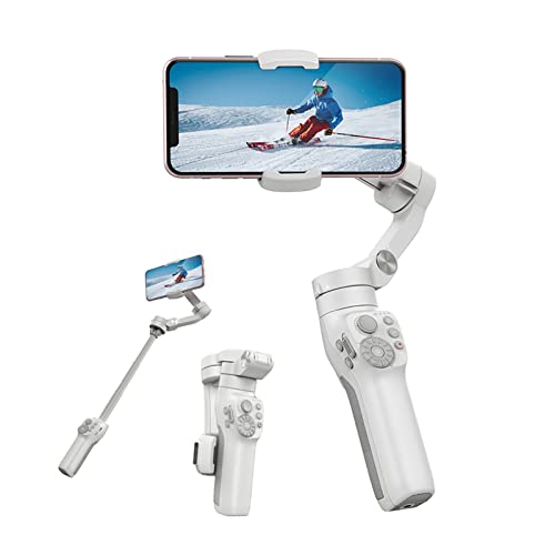Feiyu Vimble 3 [Offiziell] Smartphone Gimbal fr iPhone 13 Pro Max und Samsung Galaxy S21 Ultra, 3-Achsen Handy Stabilisator mit 198mm Verlngerungsstab, VLOG-, YouTube- & TikTok-Video-Stabilisator