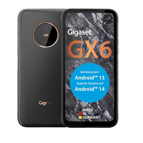 Gigaset GX6 Outdoor Smartphone 5G - Titanium Black