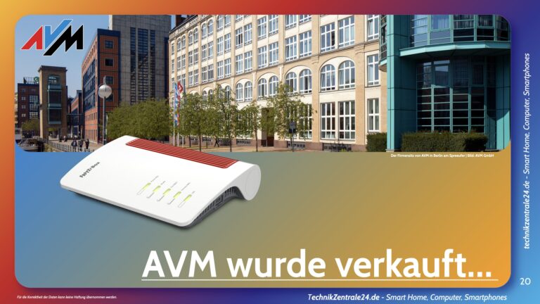 AVM wurde verkauft