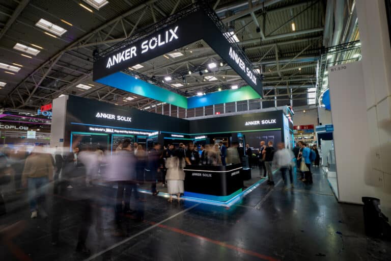 Der Anker SOLIX Stand auf der Intersolar 2025
