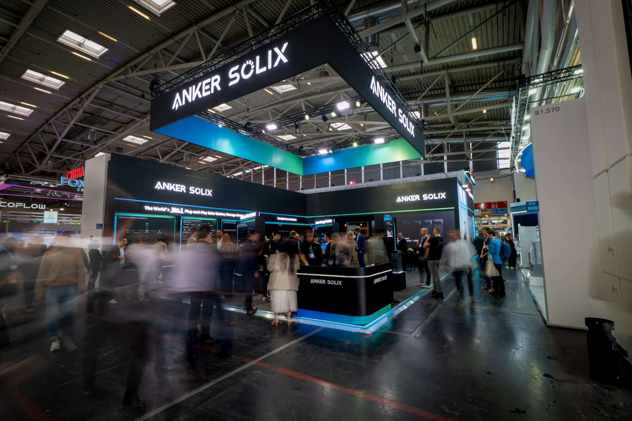 Der Anker SOLIX Stand auf der Intersolar 2025