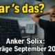 Anker Solix Balkonkraftwerk - Erträge im September 2025