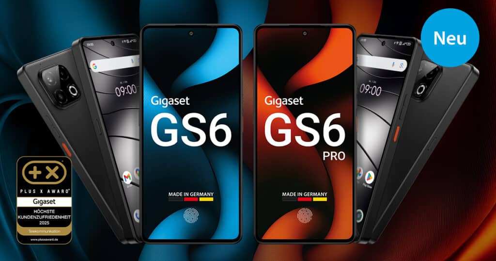 Gigaset GS6 & GS6 PRO vorgestellt: OLED-Upgrade und Wechselakku "Made in Germany"