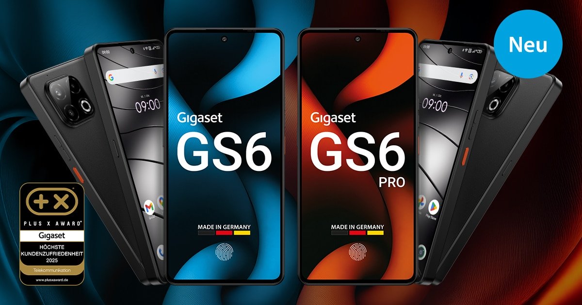 Gigaset GS6 & GS6 PRO vorgestellt: OLED-Upgrade und Wechselakku "Made in Germany"