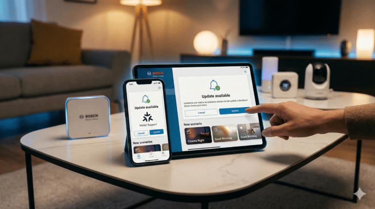 Bosch Smart Home: Update bringt Matter-Fixes und neue Szenarien