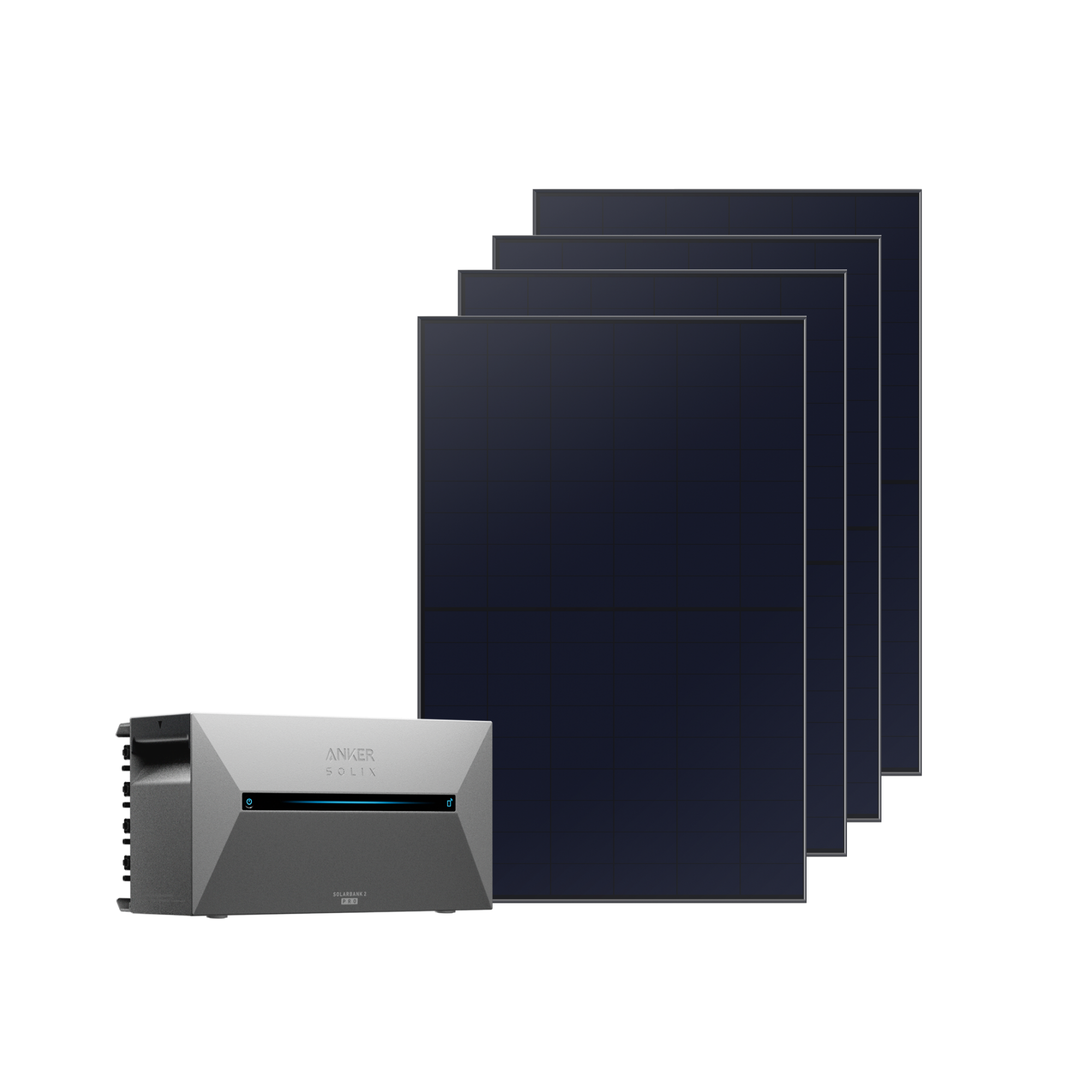 Anker SOLIX Solarbank 2 E1600 Pro Balkonkraftwerk mit Speicher Solarbank 2 E1600 Pro + 2340Wp Solarmodul + 1× BP1600 Erweiterungsakku / Österreich (Inkl. MwSt)