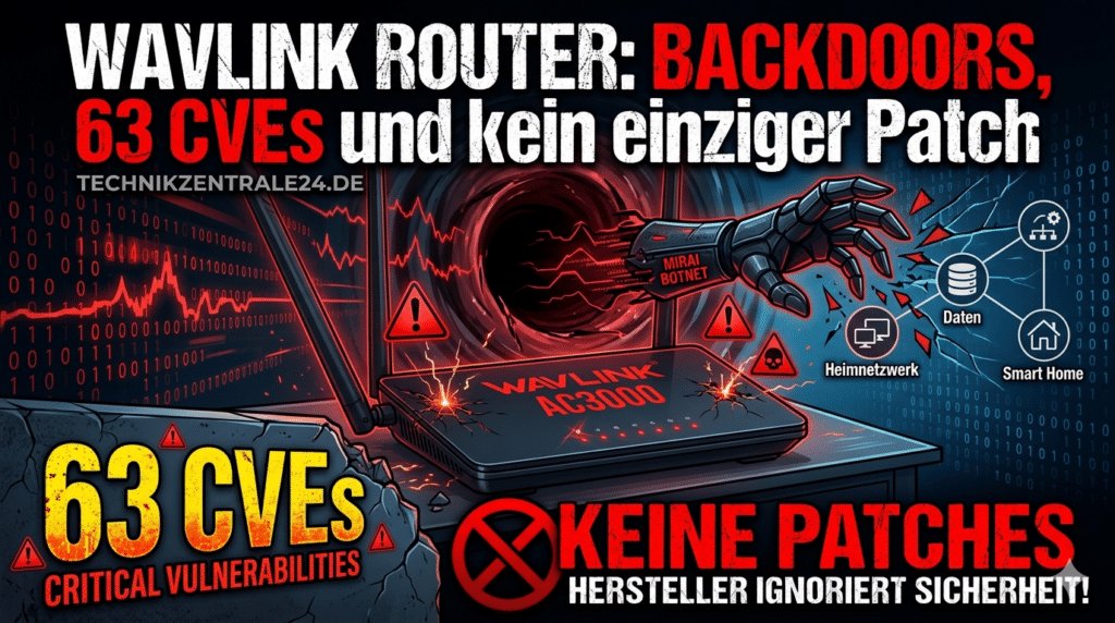 WAVLINK Router - Unsicher bis zum Anschlag
