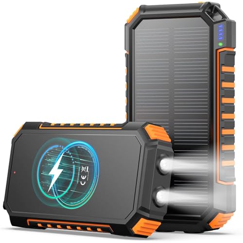 ADDTOP Solar Power Bank – 26800mAh