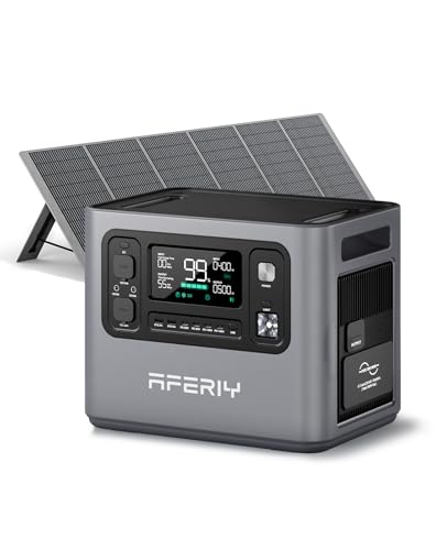 AFERIY Tragbare Powerstation 2048Wh mit Solar