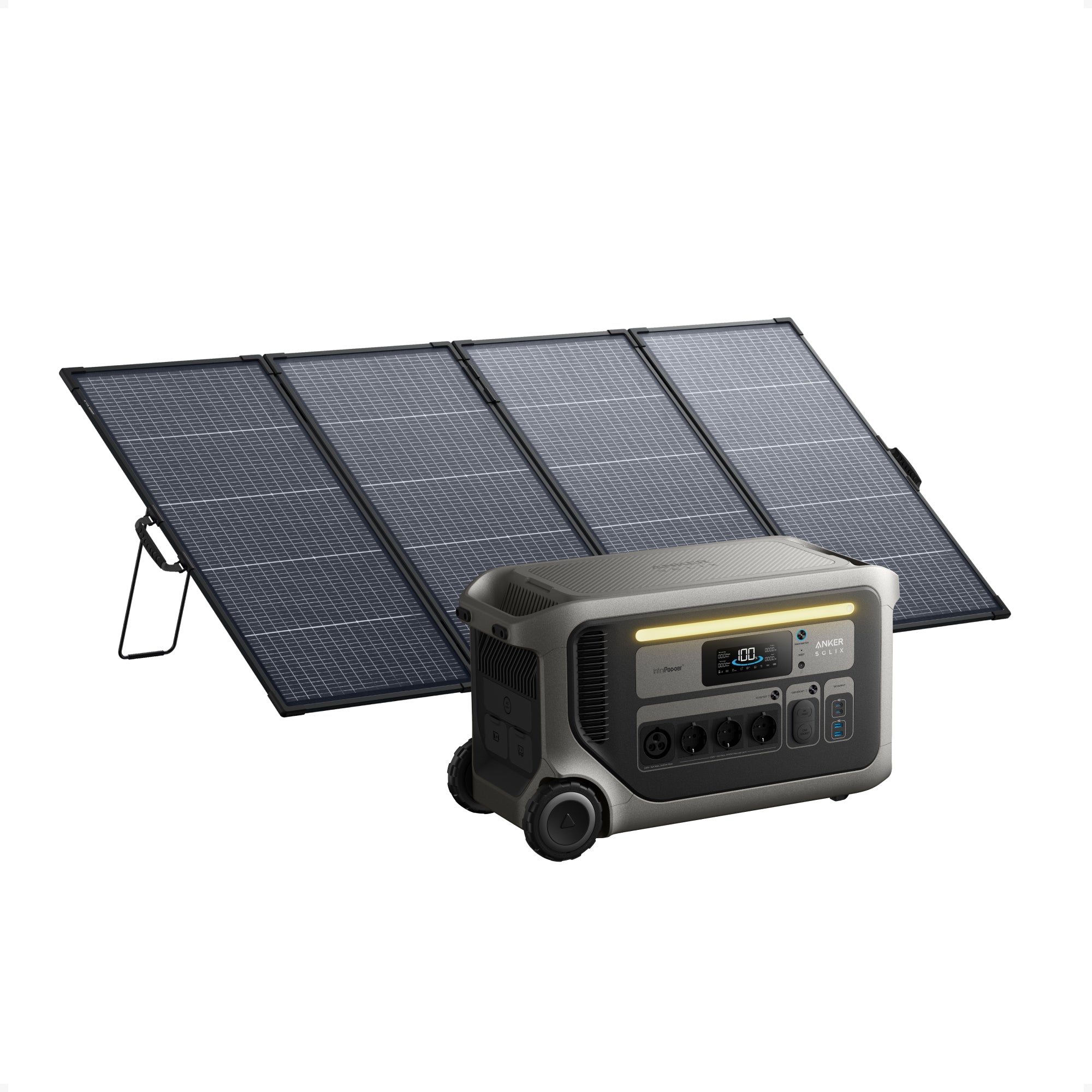 Anker SOLIX F3000 Powerstation mit Solarpanel