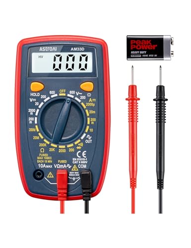AstroAI Digital Multimeter mit LCD-Anzeige