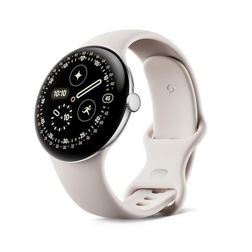 Google Pixel Watch 4 in Polished Silver
