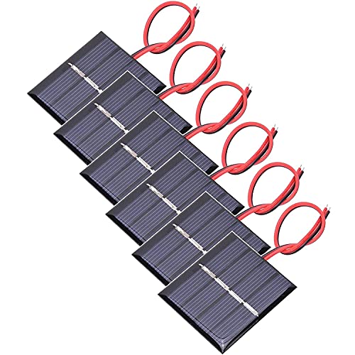 GTIWUNG 6 Stück Mini-Solar-Panel-Kit