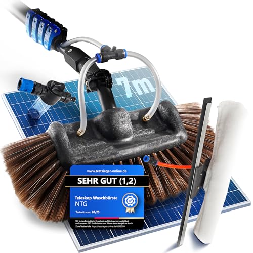NTG Teleskop Waschbürste für hohe Dächer