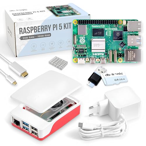 Raspberry Pi 5 Starter-Kit mit Zubehör