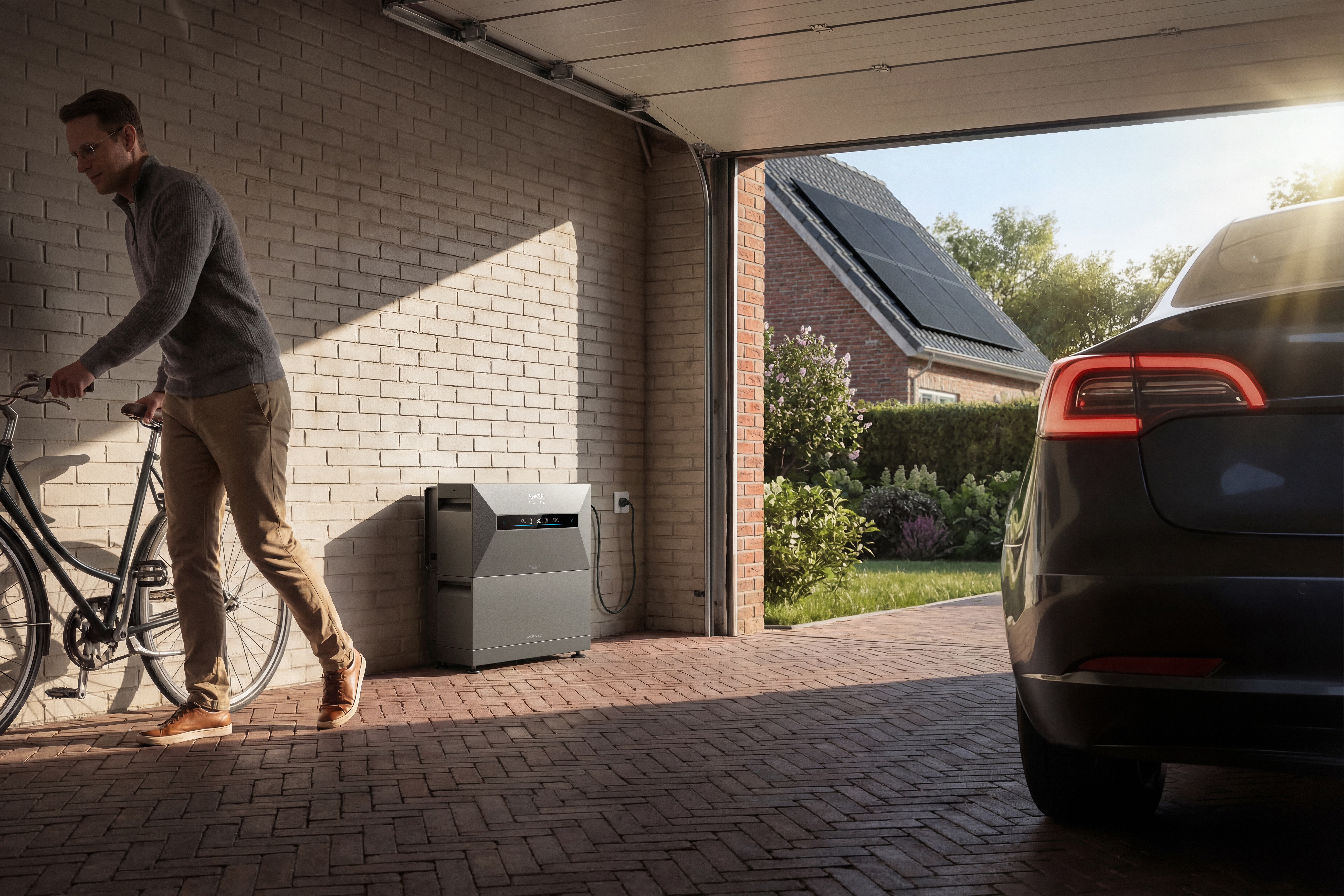 Die Anker Solix Solarbank AC Max im Einsatz