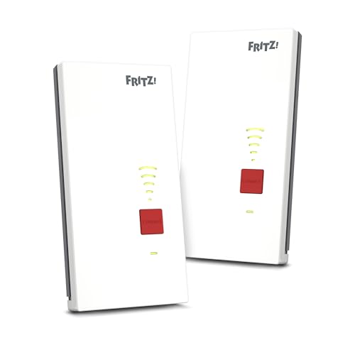 FRITZ!Mesh Set 2700 2er-Set | ultraschnelles Wi-Fi 7 bis zu 6.500 MBit/s | WLAN-Abdeckung für 3-5 Räume| ideal für Internetrouter oder Glasfasermodem (ONT) | einfache Einrichtung | Made in Europe