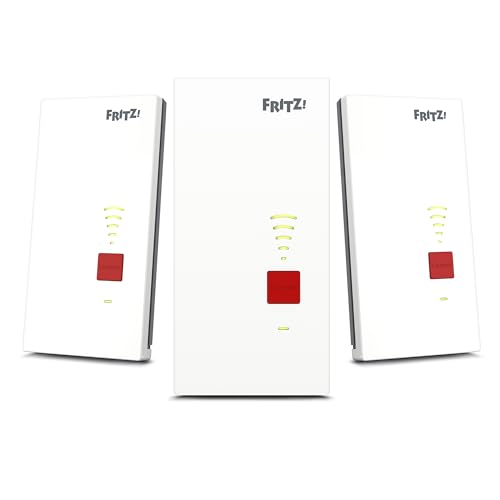 FRITZ!Mesh Set 2700 3er-Set | ultraschnelles Wi-Fi 7 bis zu 6.500 MBit/s | WLAN-Abdeckung für 5-7 Räume | ideal für Internetrouter oder Glasfasermodem (ONT)| einfache Einrichtung | Made in Europe
