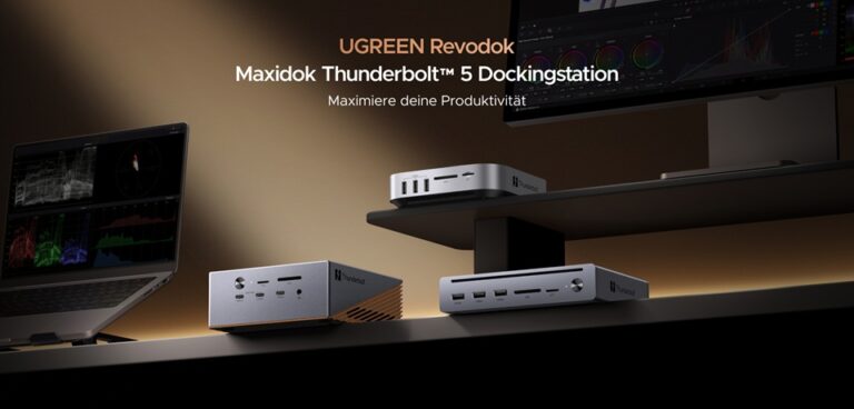 Aktuelles von Ugreen UGREEN prΓ€sentiert drei neue Thunderboltβ’-5-Dockingstationen