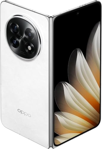 OPPO Find N5 5G Smartphone, 512GB, 16GB RAM, Dual SIM, Misty White, Internationale Version