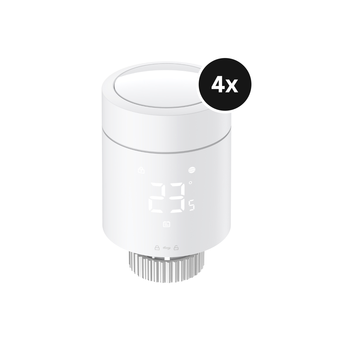 Aqara Heizkörperthermostat W600 - 4er-Set