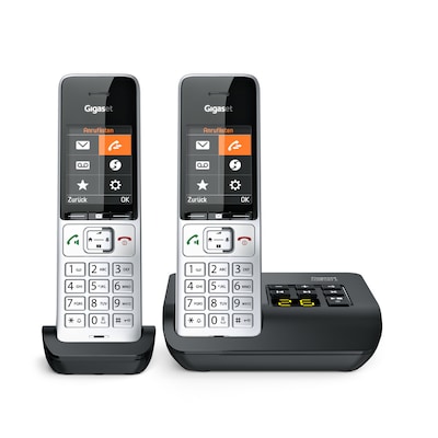 Gigaset Comfort 500A Duo - Schnurlostelefon- Rufnummernanzeige, Anrufbeantworter