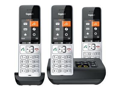 GIGASET COMFORT 500A trio silber / schwa