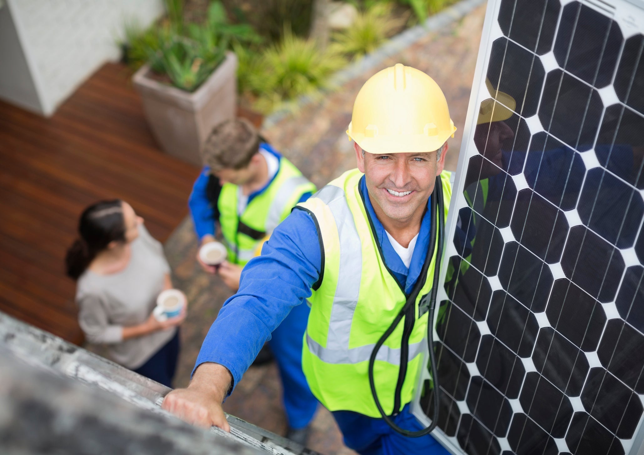 Installationsservice für Solarpanels